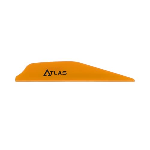 Plumes Bohning Atlas AR 1000 orange fluo en lot de 100 pour flèches