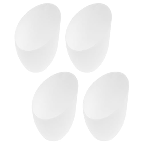 MAGICLULU 4 Piezas de Pantalla de Plástico para Lámpara de Pie Blanco Cubierta de Lámpara de Repuesto Fácil de Usar de Pared y Tocador