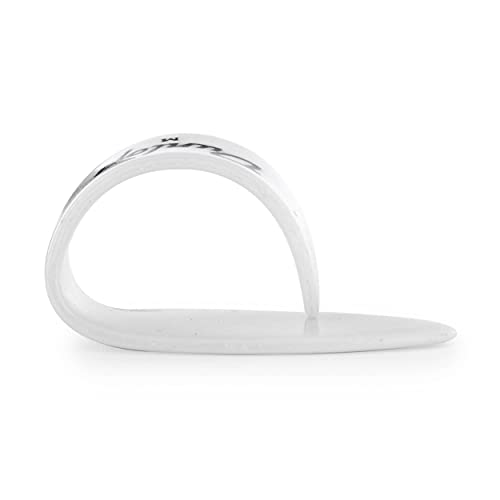 Dunlop 25001505004 9002P White Plastic Thumbpicks, Medium, 4/Player's Pack