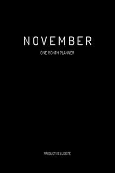 Paperback November: One Month Planner Book