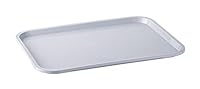 APS Fast Food-Tablett, bruchsicheres und spülmaschinenfestes Serviertablett, Made in Germany, 45 x 35,5 cm, Höhe 2 cm, grau