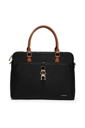 Image of Allen Solly Women Solid Laptop Bag