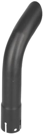 All States Exhaust Stack - 1-3/4" x 12" Curved Black