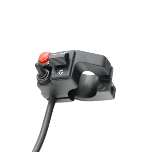 Interrupteur guidon moto 22mm avec bouton de démarrage universel multifonction