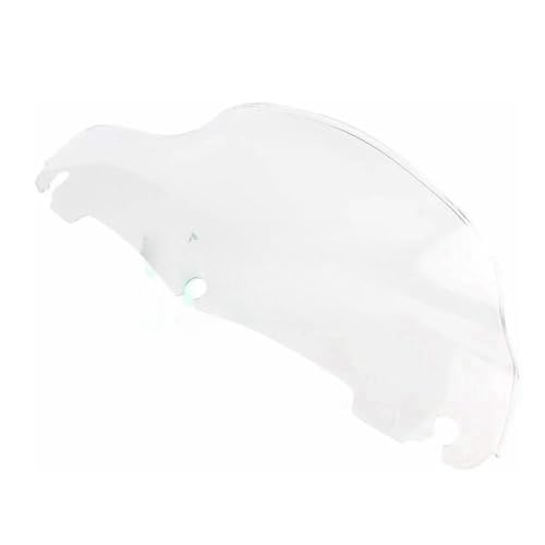 XARNUH Moto Deflector Viento Parabrisas de Motocicleta para Turismo para Electra para Street para Glide para FLHX para FLHT 2014-2020 Moto Parabrisas(White)