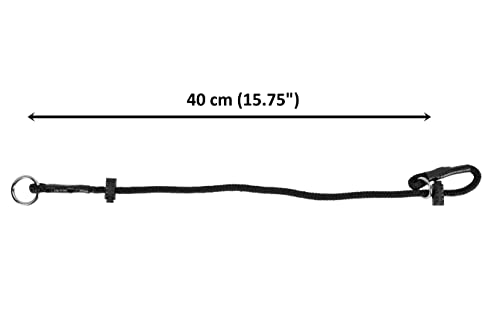 Dingo Gear Set - 2 x Trainingshalsbänder - 1 mit 1 Begrenzer und 1 mit 2 Begrenzern, wasserdicht, langlebig, für K9, Hundetraining, IGP, Agitation, Gehorsam, Schwarz XS (S10055)