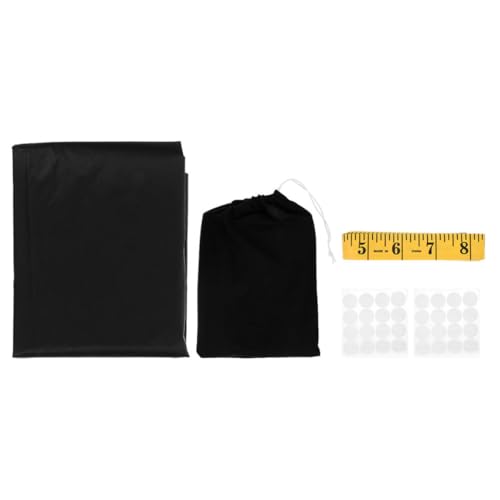 TOKIDNY Cortinas Opacas Portátiles para Ventanas 145X100 CM Tela Opaca Resistente Bloquea Luz y Regula Temperatura Incluye Bolsa y Cinta Mágica Ideales para Dormitorio Oficina y