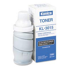 Cartouche Konica Minolta KL 3015 noir 30385 authentique garantissant une haute précision du texte
