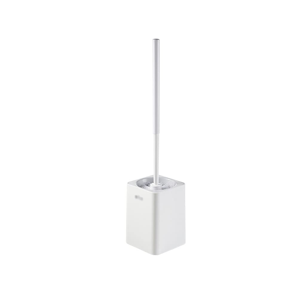 Spazzolone Portabicchieri della lavatrice Pennello da parete for uso domestico Brush □ Bagno Pennello for toilette morbido a manico lungo 360 ° Nessun set di spazzole for la pulizia angolare Scopino