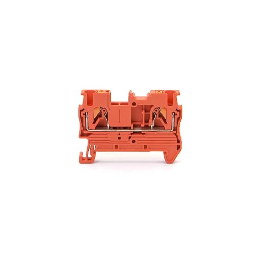 Borniers pour rail DIN PT-2.5 connecteurs de fils orange push in