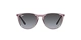 Ray-Ban Junior RJ9060S Erika Sunglasses, Transparent Violet/Grey Gradient, 50 mm