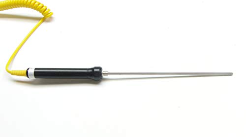 Stainless Steel K-Type Thermocouple Insertion Probe Type K, 6 in