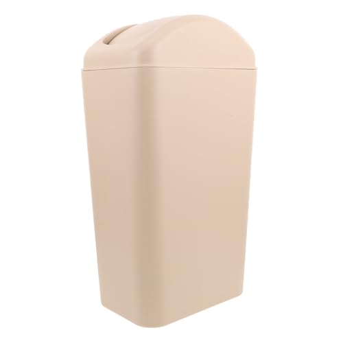 Poubelle pour espaces restreints anti-odeurs plastique à couvercle basculant bureau