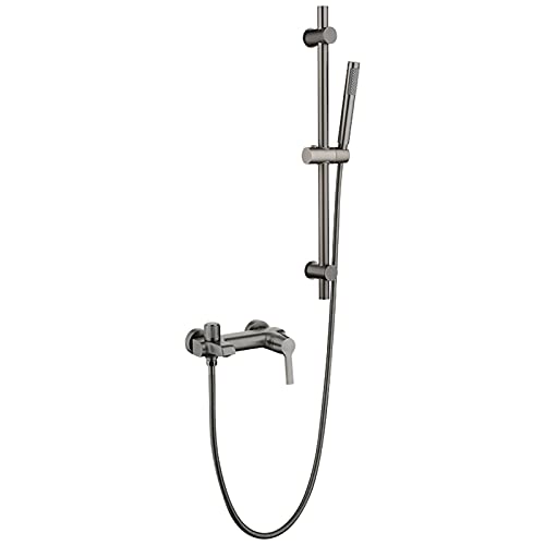 Mitigeur bain douche mural laiton massif mélangeur baignoire robinet douche avec kit douchette