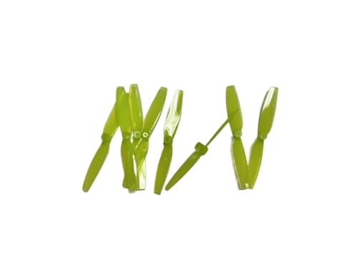 Hélices double pale 65 mm jaunes avec axe de 1 mm pour drone toothpick