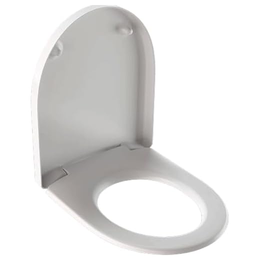 Geberit WC-Sitz Renova Nr. 1 Plan (Farbe weiß, mit Deckel, Befestigung aus Metall) 573070000
