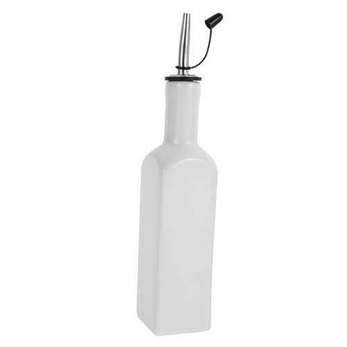 Zerodeko Botella de Aceite y Vinagre de Cerámica Antigoteo Dispensador de Condimentos para Cocina y Diseño Práctico y Ligero para Aceite de Oliva y Salsas