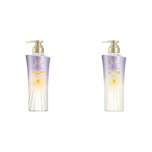 【セット買い】LUX (ラックス) スーパーリッチクリスタル マルチダメージリペア シャンプー ポンプ + スーパーリッチクリスタル マルチダメージリペア トリートメント 各450g