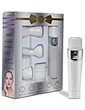 Veru ETERNITY Women Hair Removal & Electric Shaver for Face, Nose, Ear, and Eyebrow, 5 in 1 USB Rechargeable Epilator/Trimmers for Home and Travel, White