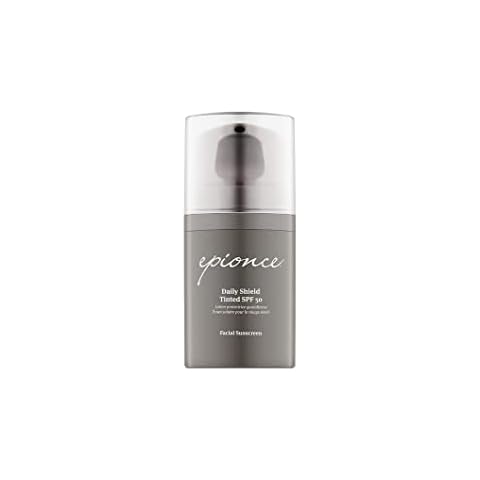 Epionce Daily Shield Tinted SPF 50 Sunscreen - Tinted Sunscreen for Face, Tinted Moisturizer with SPF, Hydrating Face Moisturizer with SPF Zinc Oxide Cover