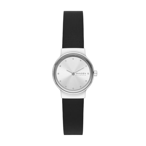 Skagen Freja Lille Damenuhr Quarz-Zweizeigerwerk mit Edelstahl- oder Lederarmband