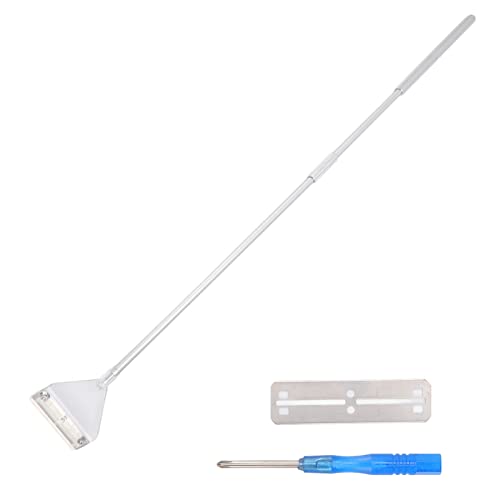 Gavigain Aquarium Scraper Kit, Replaceable Blades, Rusts Handle, Scratch Proof Glass Cleaner, Remover for Fish Container Maintenance