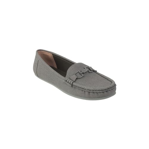 Image of Mochi Women Synthetic Leather Flat Slip-on Loafer /Formal Shoes