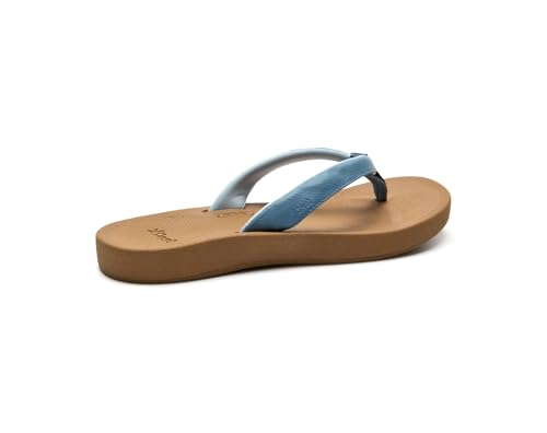Image of Sanuk Womens Cosmic Shores | Water Resistant Flip Flops for Women | EVA Footbed With Arch Support | Women's Beach Sandals