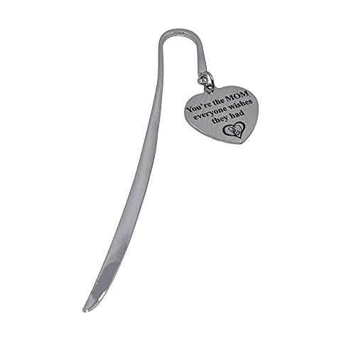 Sincerely For You - Gifts for Mum Heart Metal Bookmark Charm Bookmarks for Women Sentimental Gifts Personalised Mothers Day Christmas Birthday (Silver) Cover