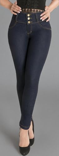 Fiorella Shapewear Butt Lifter Jeans High Waist Push Up Authenthic Levanta Cola Colombianos 500BB4