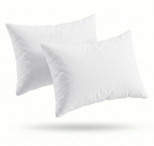 Image of VAS COLLECTIONS Cloud Cotton Pillows Set of 2 | Soft & Fluffy Adjustable Sleeping Pillows 27x16 Inch | White | Bed Pillows for Neck Support & Comfort (2, Pack of 2)