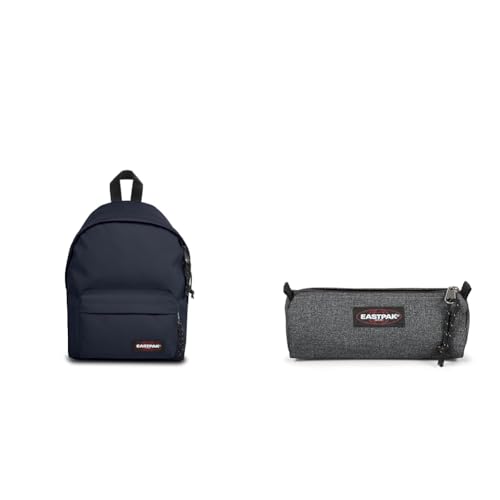 Mini sac à dos Eastpak bleu et trousse grise pour vos sorties urbaines