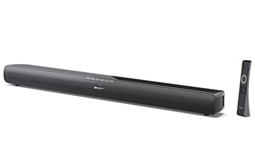 SHARP HTSB100 2.0 Soundbar 75W (USB, Bluetooth, HDMI, Optisch, AUX-In (3,5mm), Breite: 80cm), schwarz – Bild 7