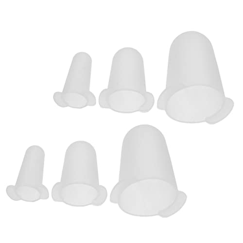 HONMEET 6piezas Fundas Protectoras De Silicona para Boquilla De Decoración Tapas Flexibles para Duyas Pasteleras Uso Pasteles y Repostería
