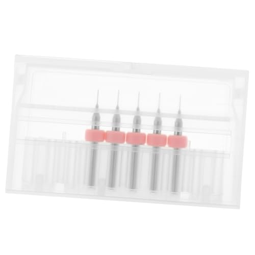 SOLUSTRE 5 Pcs Tungsten Steel Drill Bits Cleaner Kit for 3d Printer Extruder Nozzles, Featuring 0.4mm Size to Nozzles an