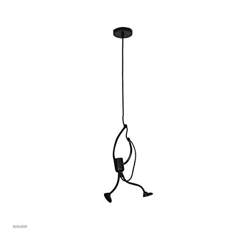 Preisvergleich Produktbild DIAOD LED Pendelleuchte, wenig Eisen-Mann-hängende Lampe Retro-Beleuchtungskörper Küche Restaurant Haus dekorative Leuchten
