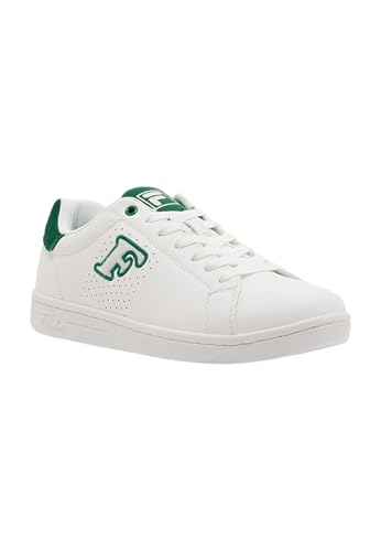 FILA Damen Crosscourt 2 NT Patch wmn Sneaker, White-Verdant Green, 39 EU