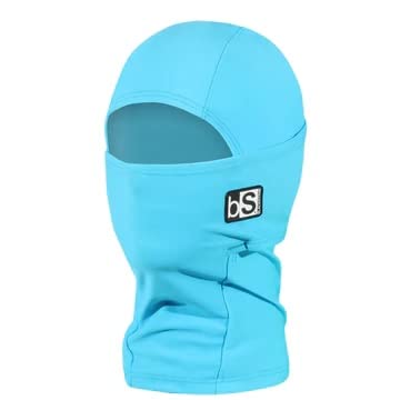BLACKSTRAP Kids Expedition Hood Dual Layer Cold Weather Balaclava - Bright Blue | One Size