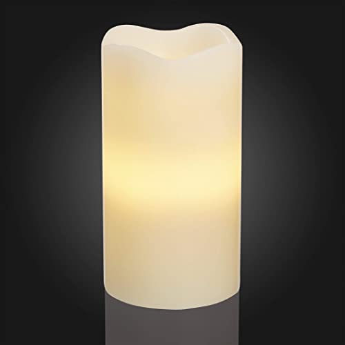 Hellum Candela a LED con timer, Ø 8 cm x 15 cm di