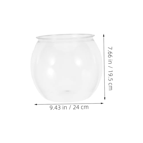 Jardinière hydroponique de bureau transparente en plastique résistant