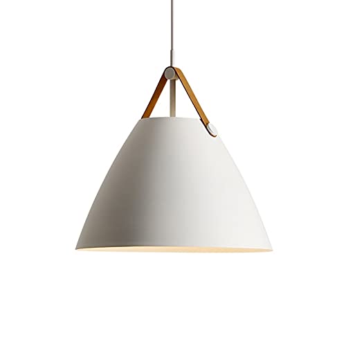 Candelabro de Hierro E27 blanco de cabeza única para dormitorio y comedor