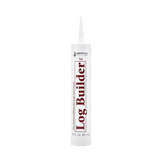 Sashco 45153 Log Builder Sealant, 29-Ounce Cartridge – Tan