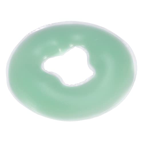 Wakects Massageliege aus Silikongel für Gesicht, 4 Farben, wiederverwendbares Massagekissen für Schönheitssalon Spa 30 x 1,8 cm(Hellgrün)