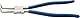 BGS 651 | Sprengringzangen-Satz | 4-tlg. | 300 mm | Seegering-Zangen | gebogen | gerade | rutschhemmend | inkl. Tasche