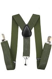 Adjustable Elastic Y Back Style Suspenders for Men,wonmen,Boys, Girls (military green)-image-44
