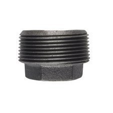 B & K Hex Bushing Malleable Black Iron 1/2 