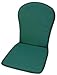 MR. COJIN Pack-2 Unidades COJIN Silla Jardin Respaldo MONOBLOC Colores Lisos (Verde)