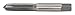Westward 2LXG4 Hand Tap, Plug, HSS, 1/4-20