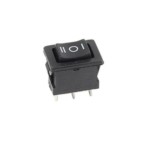 Interrupteur à bascule KCD1 jaune 3 broches 250V pour bateau et voiture x5