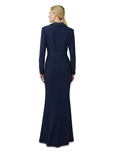 Adrianna Papell Women's Crepe Tuxedo Gown2